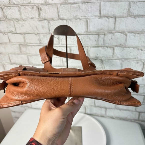 Lia Numa Bag Purse Handbag Leather Woven Basket Weave Made in Italy Brown - Picture 5 of 15